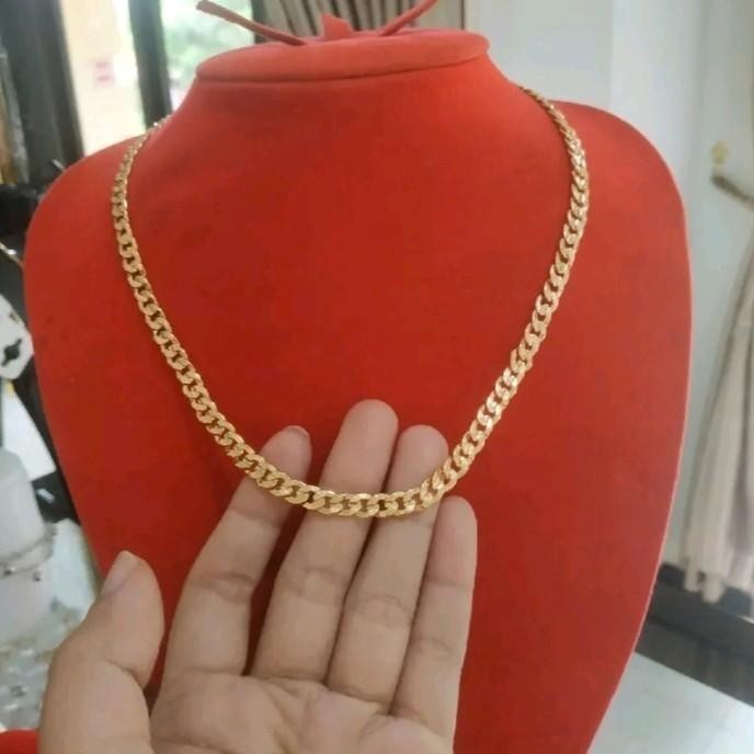 KALUNG RANTAI SISIK NAGA DEWASA PANJANG 45CM PRIA WANITA BISA PAKAI Perempuan Laki-laki Harian Pelap
