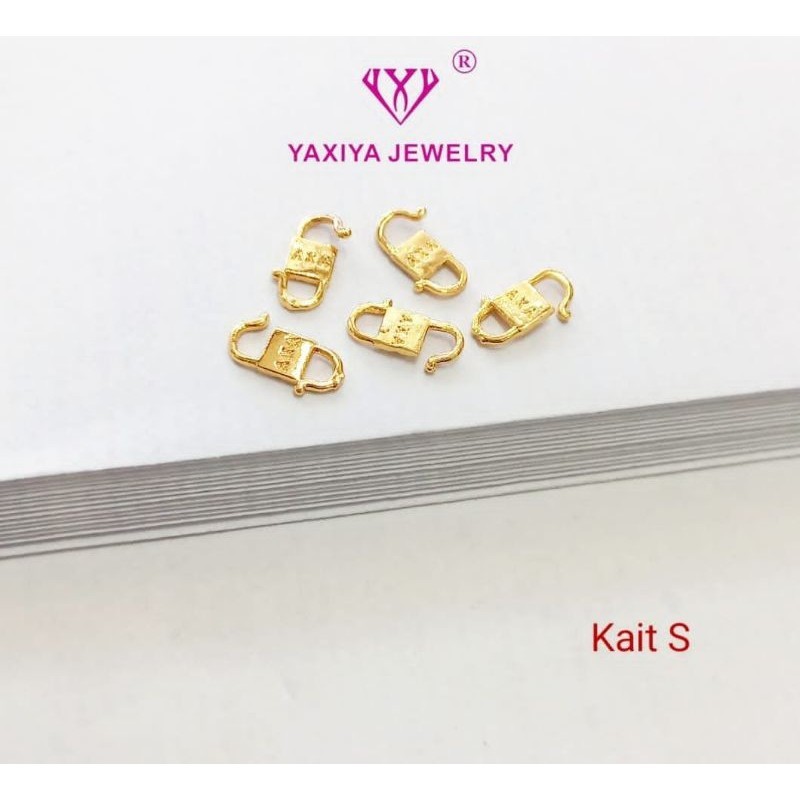 KOKOT KALUNG DAN GELANG MODEL S SJ JEWELRY WARNA GOLD
