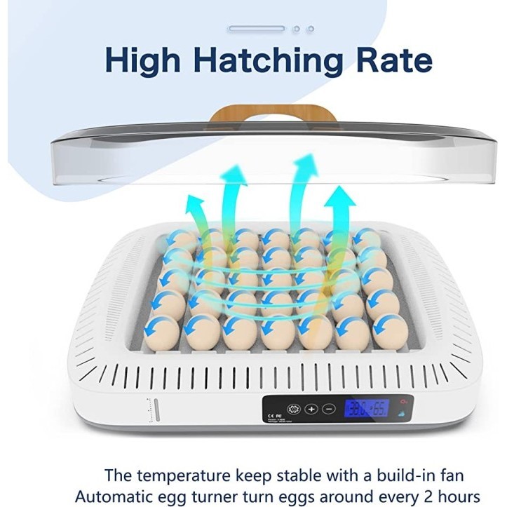 35 Egg Roller Incubator Penetas Telur HHD35 Otomatis - Humidity Controller