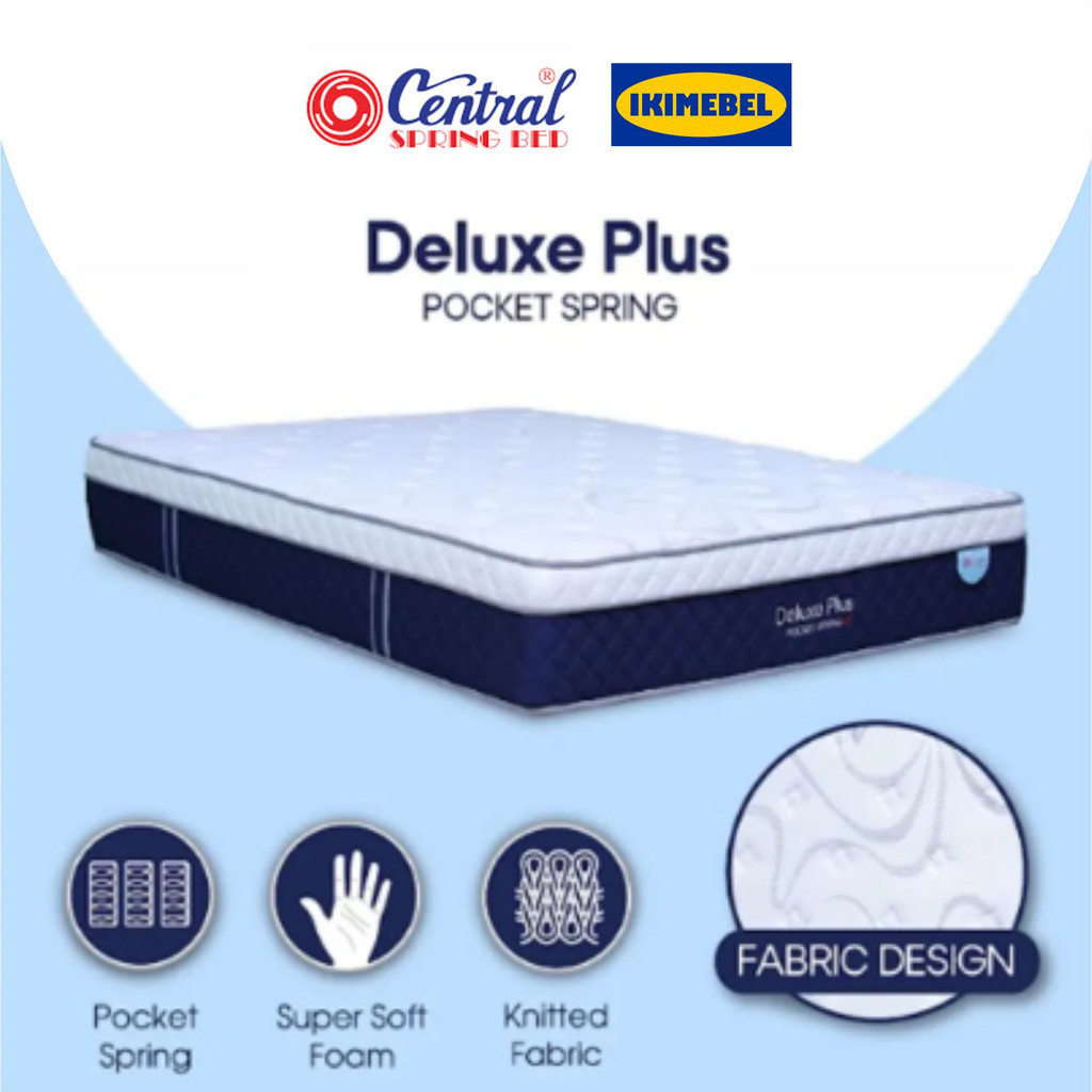 Kasur Springbed Deluxe Plus Pocket Spring – Central Spring Bed Original (Kasur aja)