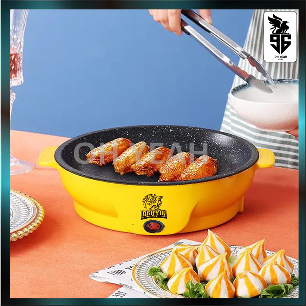 COOKER BBQ PANCI LISTRIK ANTI LENGKET WAJAN PENGGORENGAN LISTRIK - PANGGANGAN LISTRIK NAMPAN