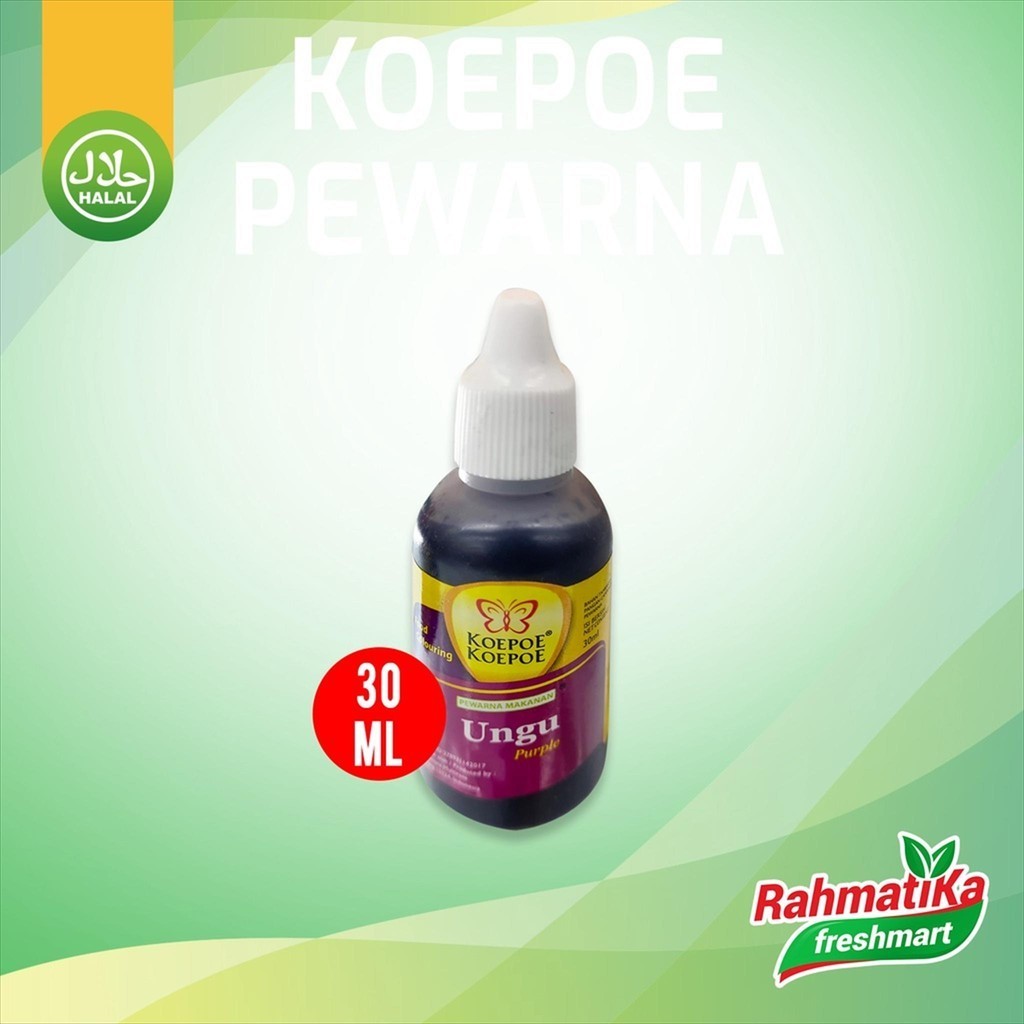 

Pewarna Makanan Ungu Koepoe Koepoe / Food Colouring 30 ml