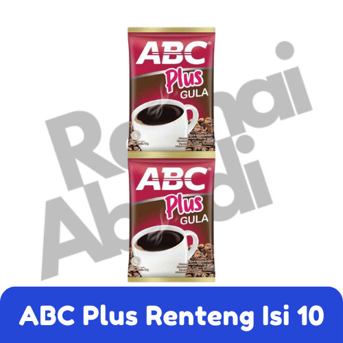 

ABC PLUS GULA RENTENG ISI 10 | KOPI ABC PLUS