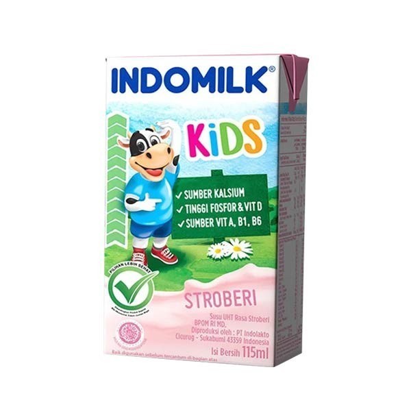 

INDOMILK KIDS STRAWBERRY TP 115 ML - SUSU * - ARM