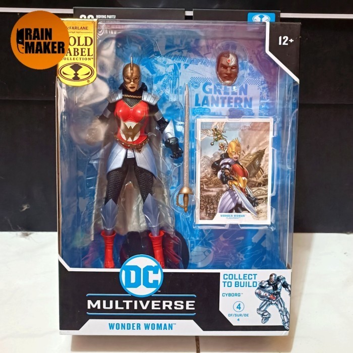 McFarlane DC Multiverse Flashpoint Wonder Woman Target Exclusive Gold