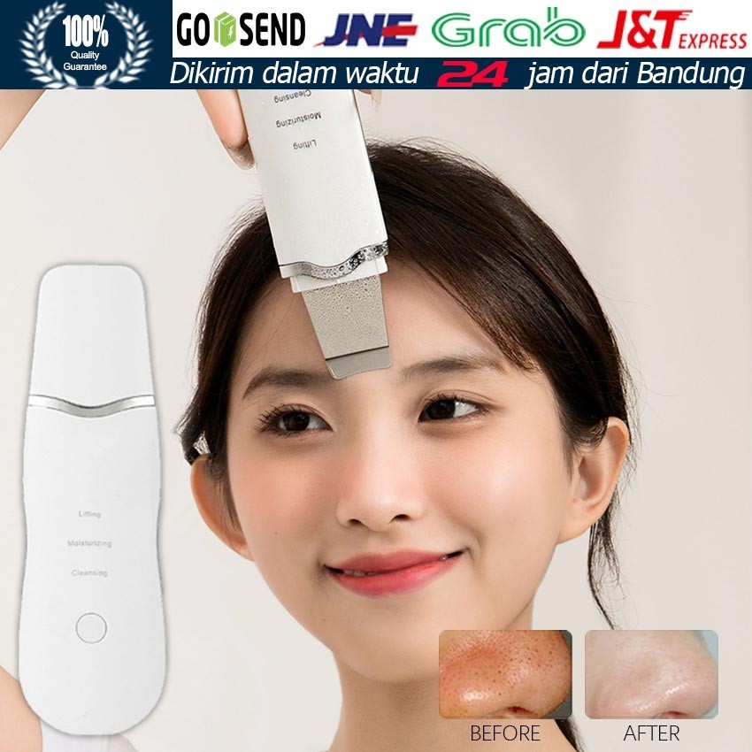 Alat Facial / Ultrasonic Skin Scrubber Penghilang Jerawat Dan Komedo / Skin Scrubber Ultrasonic