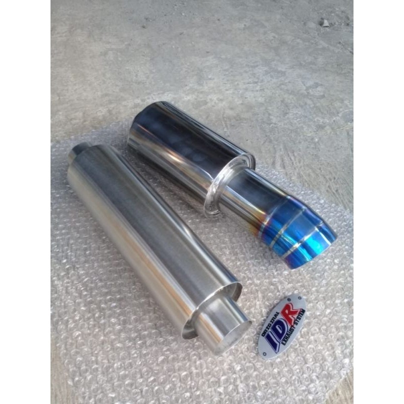 Knalpot Mobil Racing Js Racing + Resonator Knalpot Mobil Civic , Yaris, Altis, Apv, Hrv,Freed,City ,