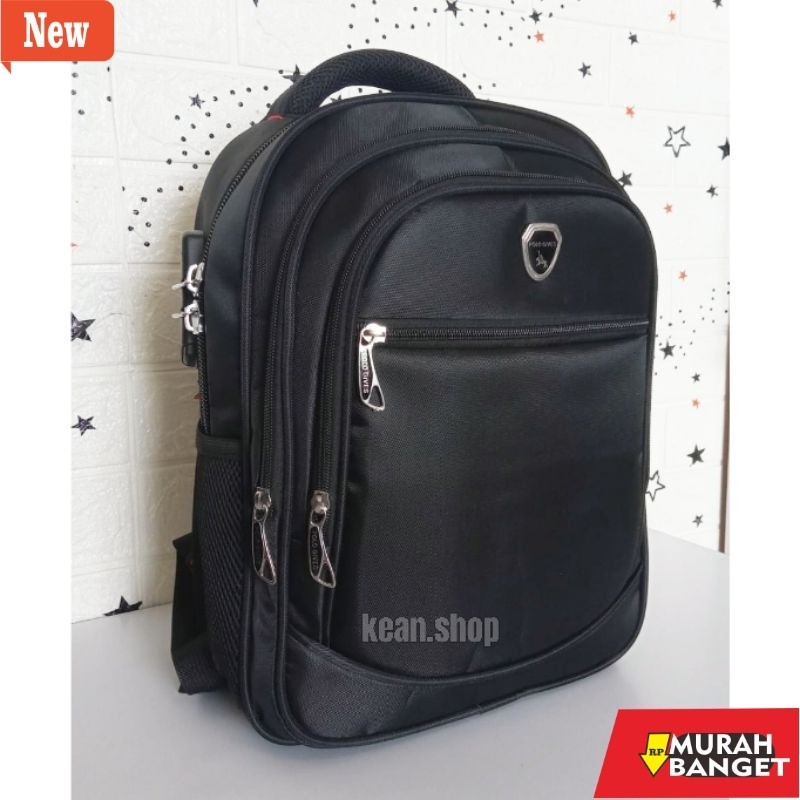 Tas ransel pria viral- POLO GIVES 15 Inch Tas Ransel Kerja Ransel sekolah POLO Original Import + usb