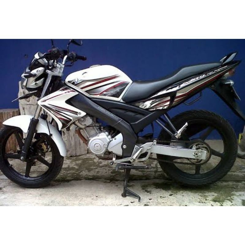 Striping Decal Polet Sticker yamaha vixion 2012 old hitam putih list body standar berkualitas termur