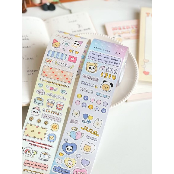 

washi tape sample ever ein ( kiss cut )