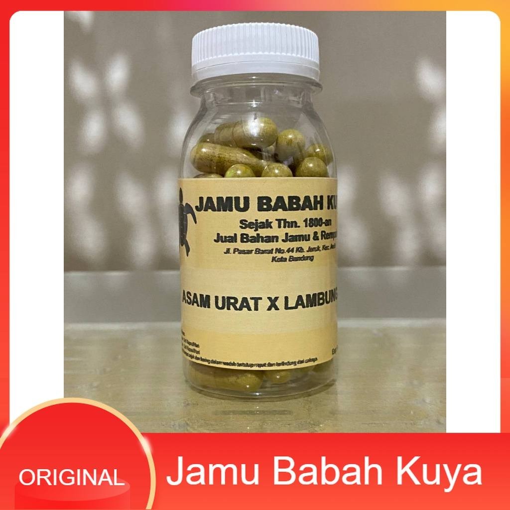 

Jamu Babah Kuya - Asam Urat Mix Lambung (50 Kapsul) Herbal