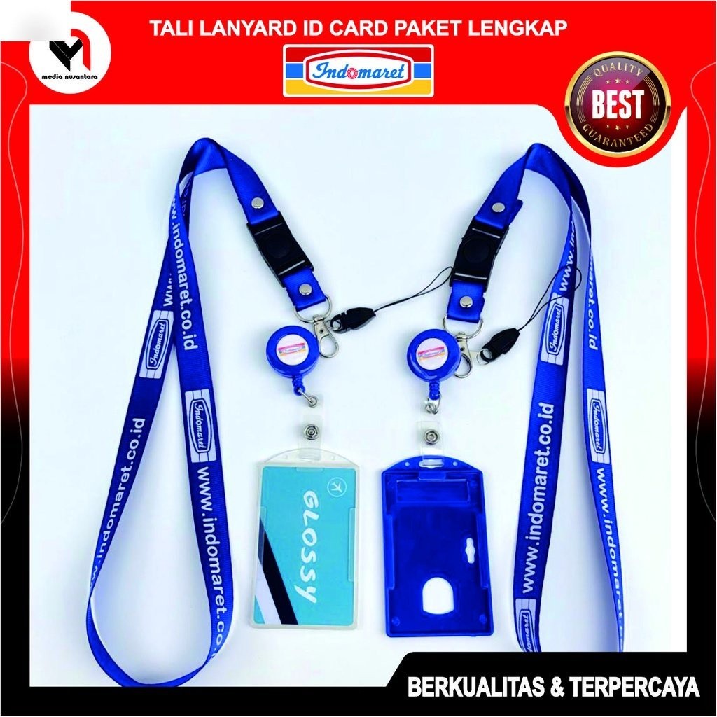 

Indomart Lanyard Tali Gantungan ID Card Holder Paket Lengkap Yoyo ID Card Indomaret HANDPHONE