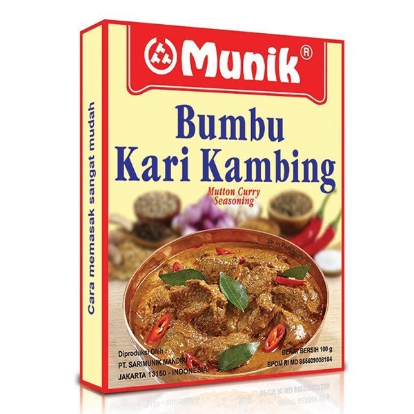 

[Bumbu Instan] Munik Bumbu Kari Kambing 100 g
