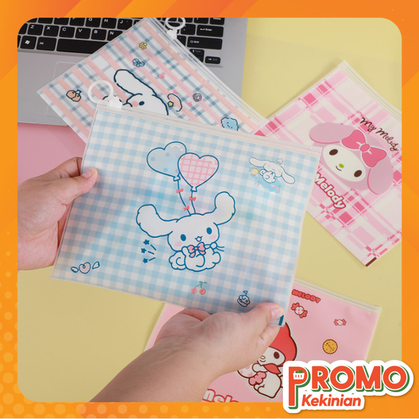 

Promo Kekinian - S6255 Zipper Stationery Bag Multifungsi / Penyimpanan Praktis untuk Alat Tulis dan Lainnya