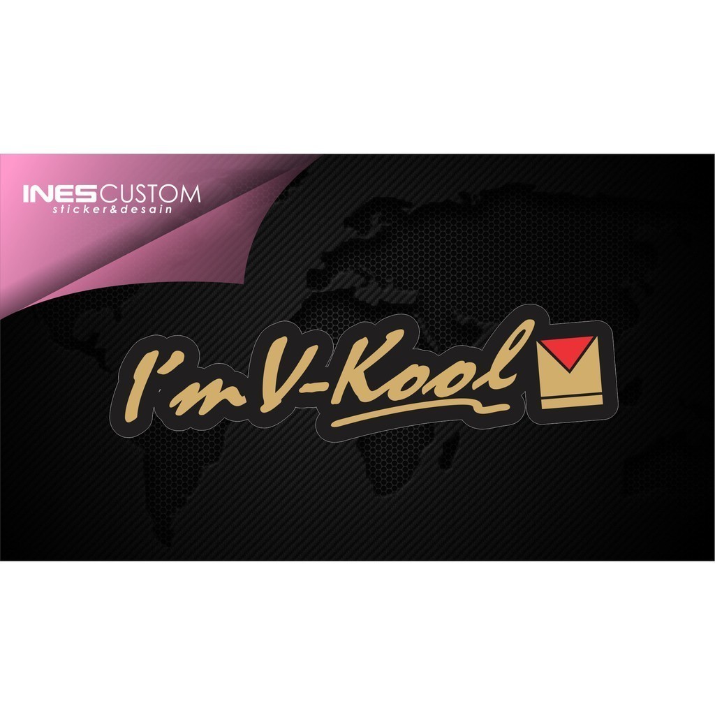Stiker I'm V-kool Original & murah