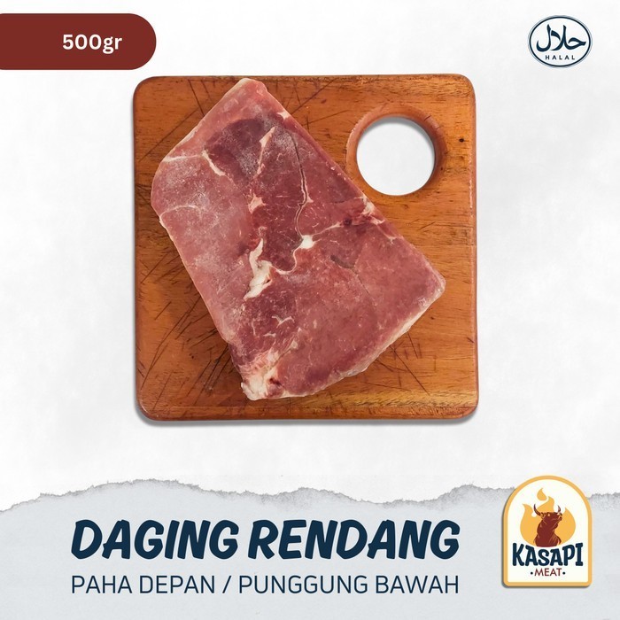 

Daging Rendang Utuh 500gr Rendah Lemak Olahan Semur Dendeng