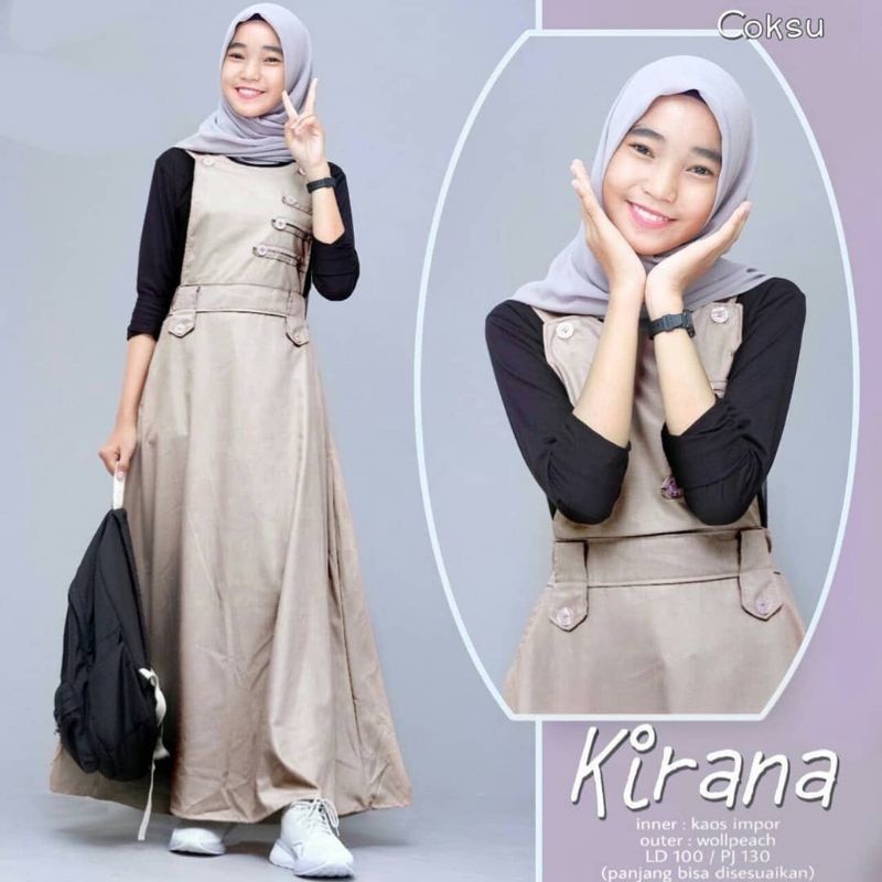 GAMIS KIRANA JUMBO // GAMIS KIRANA MODEL TERBARU // GAMIS LEBARAN TERLARIS