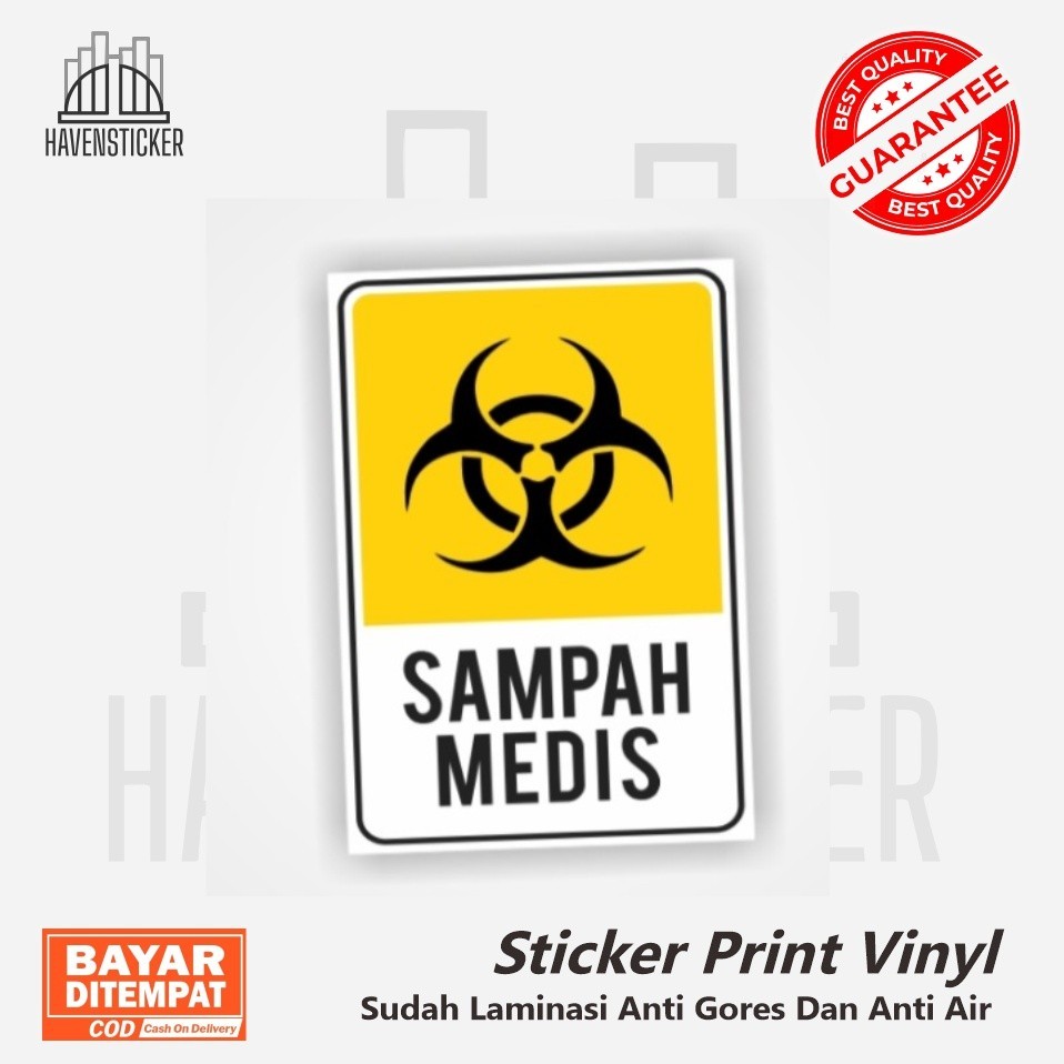 

Stiker Vinyl Print Label Penanda Tempat Jenis Sampah - Sampah Organik