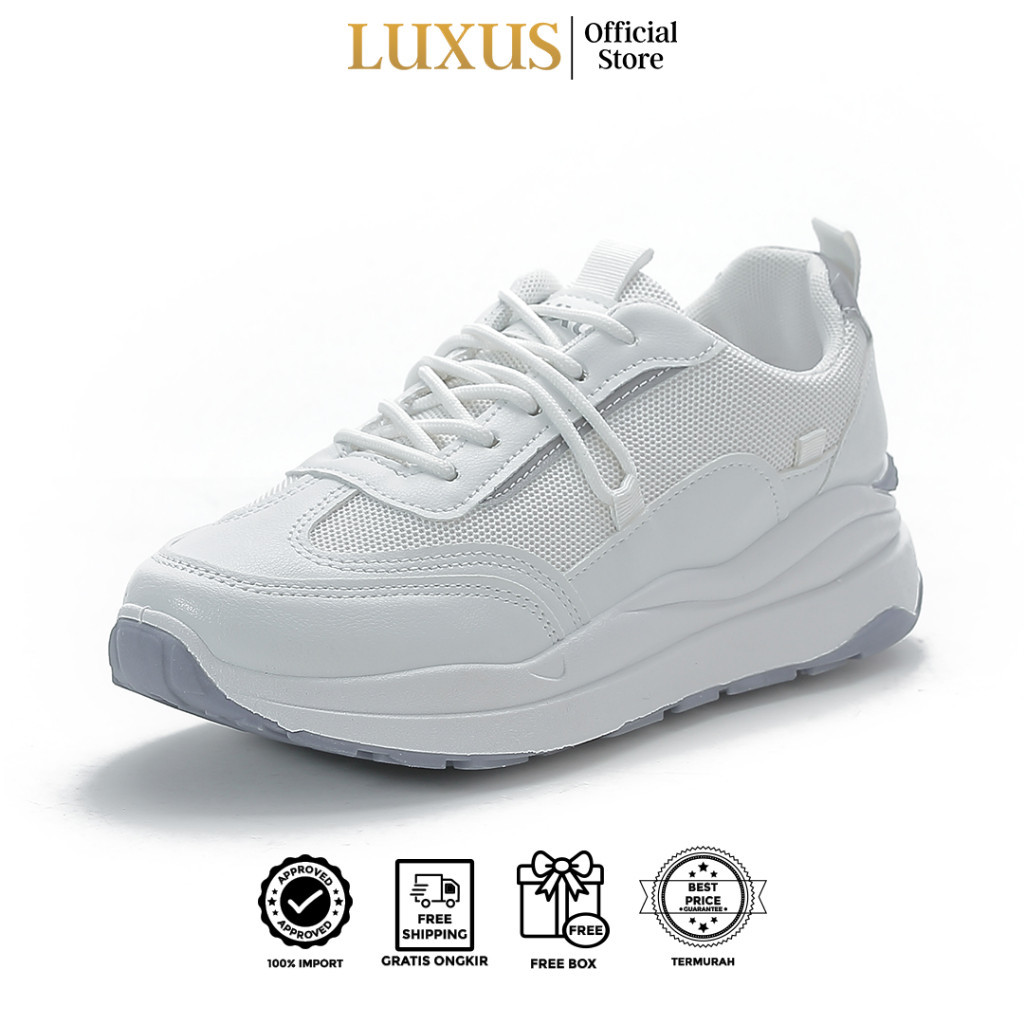 Sepatu Wanita Luxus Siwon Sneakers Sporty Casual Model Kekinian untuk Aktivitas Sehari-hari