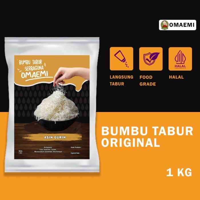 

[Best Promo]- sukron_86 BUMBU TABUR ASIN GURIH ORIGINAL HALAL KUALITAS TERJAMIN 1 KG