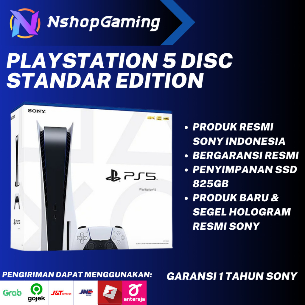 Playstation 5 Disc Version - Standar (Garansi Resmi Sony Indonesia)