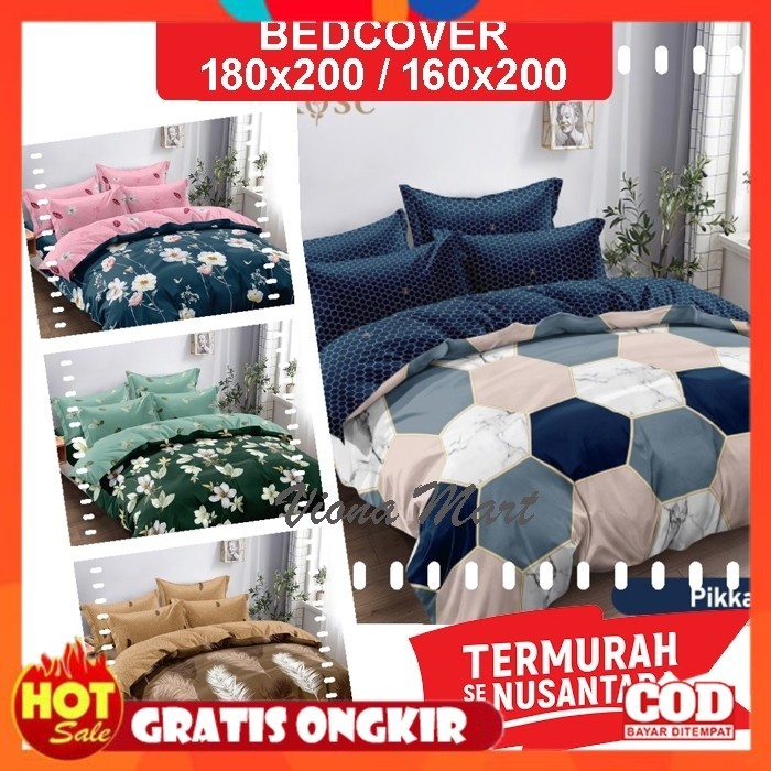KAIN HALUS ADEM LEMBUT TEBAL / V BEDCOVER LADY ROSE KING / BEDCOVER LADY ROSE 180x200 FLAT / BEDCOVE