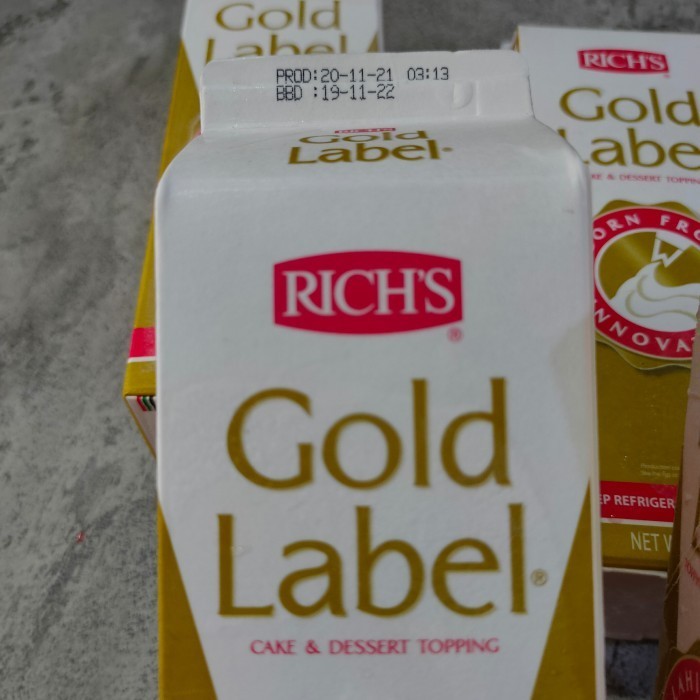 

Rich's Gold Label Non dairy Whipping Cream 907 g Rich