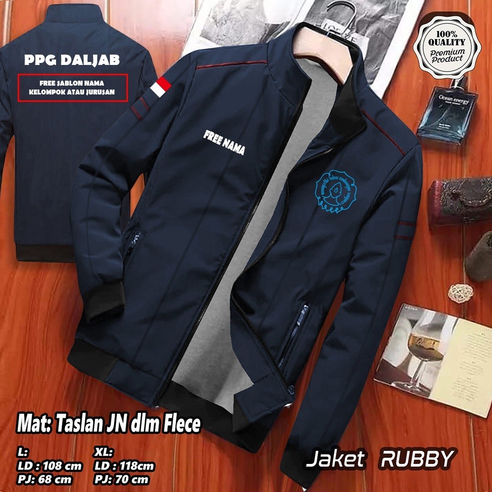 JAKET PPG DALJAB PARASUT DISTRO / JAKET GURU / JAKET CUSTOM SABLON /  JAKET PRIA WANITA KEREN / FREE