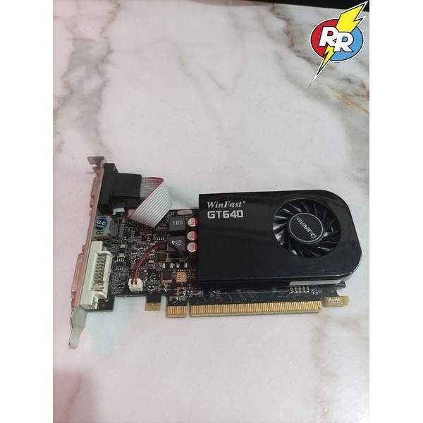 VGA Card PC Merk Leadtek Nvidia GeForce GT 640 2 GB 128 Bit DDR3 ada HDMI Profil Standar Murah