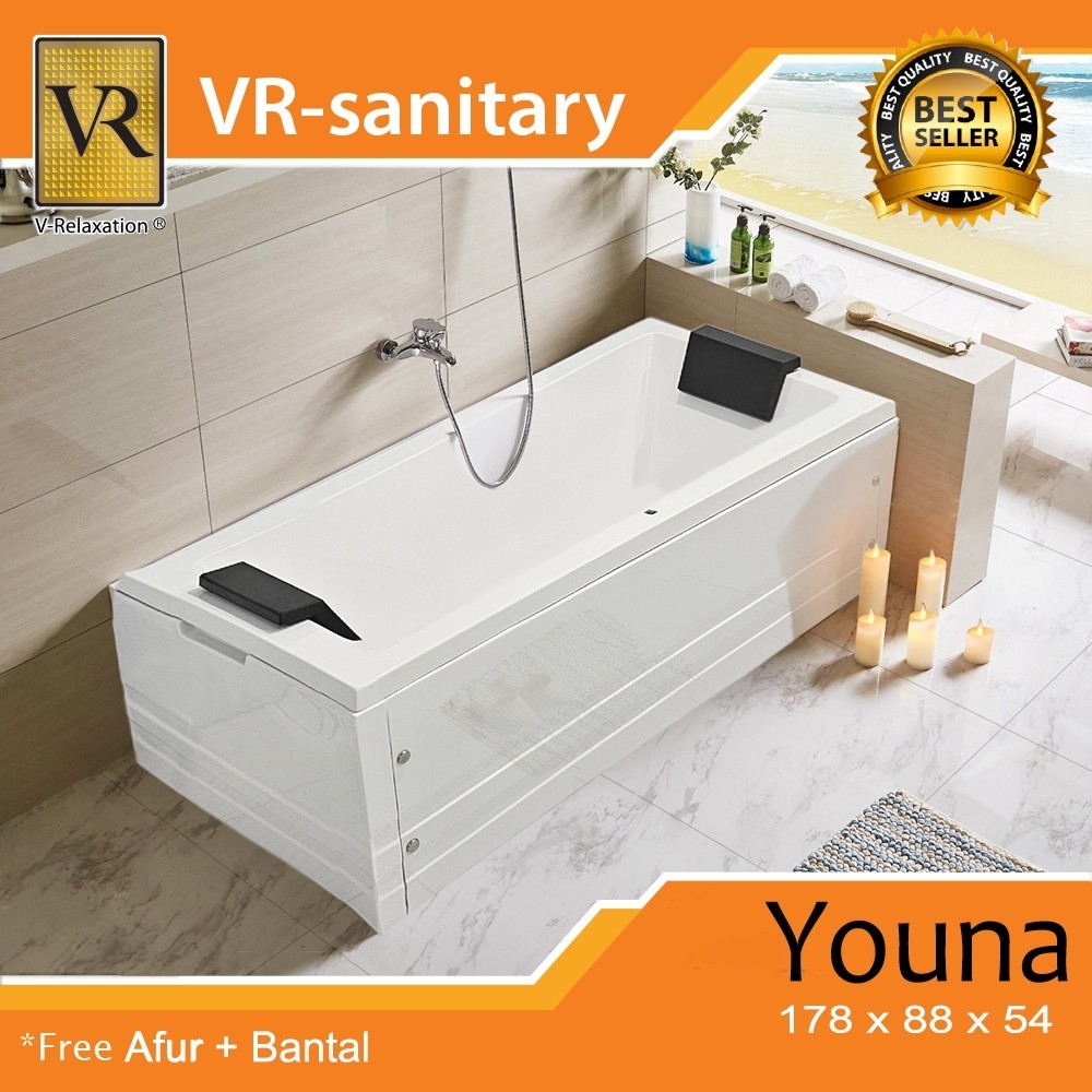 VR BATHTUB STANDING YOUNA + WHIRLPOOL JACUZZI