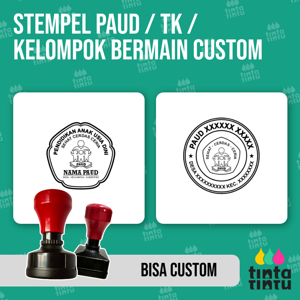 

Stempel Paud / TK / Kelompok Bermain Custom