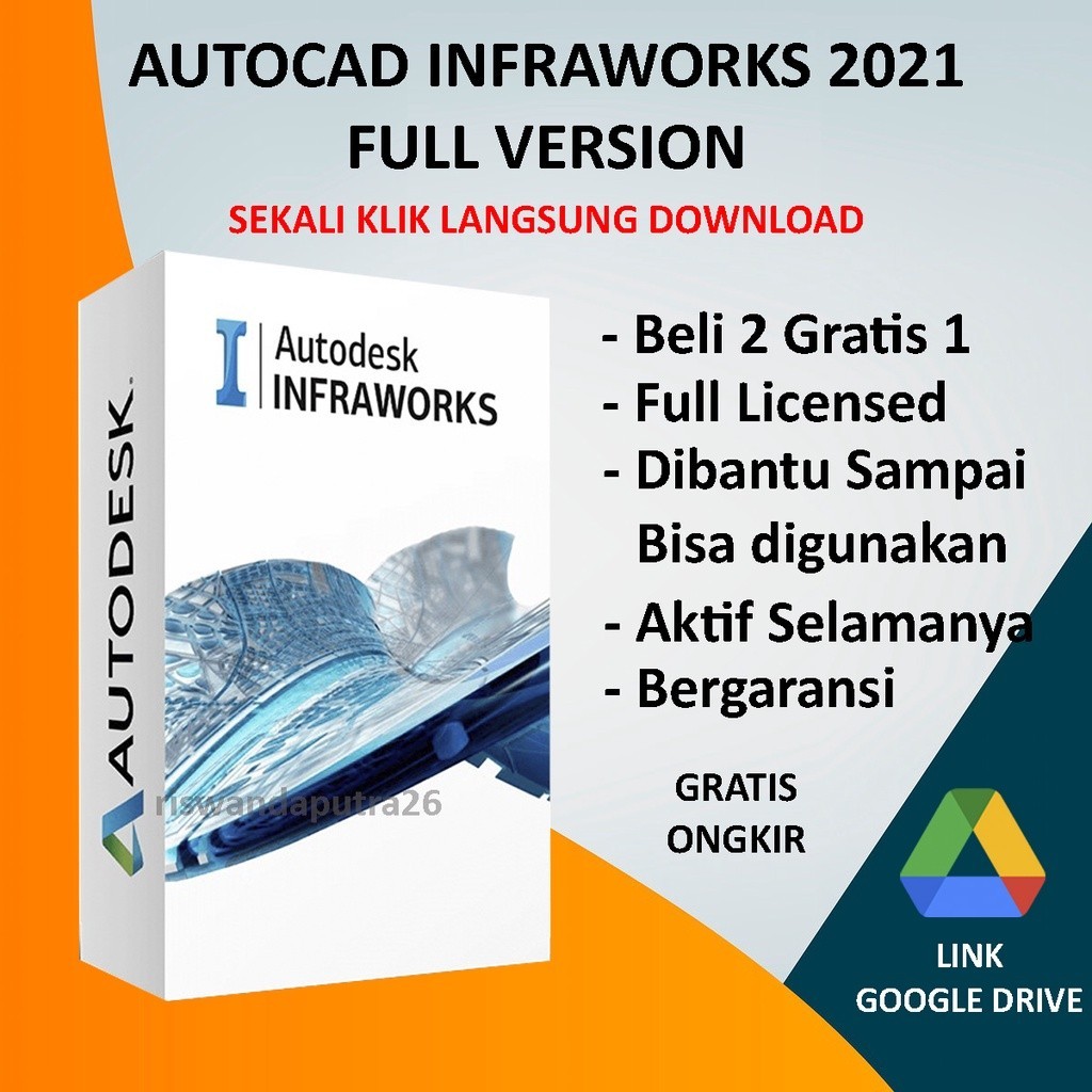 [wl] Autodesk Infraworks 2020, 2021, 2022, 2023, 2024, 2025- SOFTWARE MURAH - APLIKASI