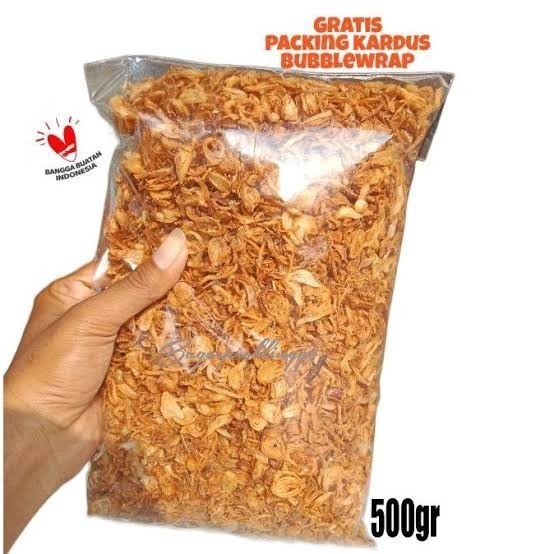 

Bawang Goreng 500 gram ORI kualitas super