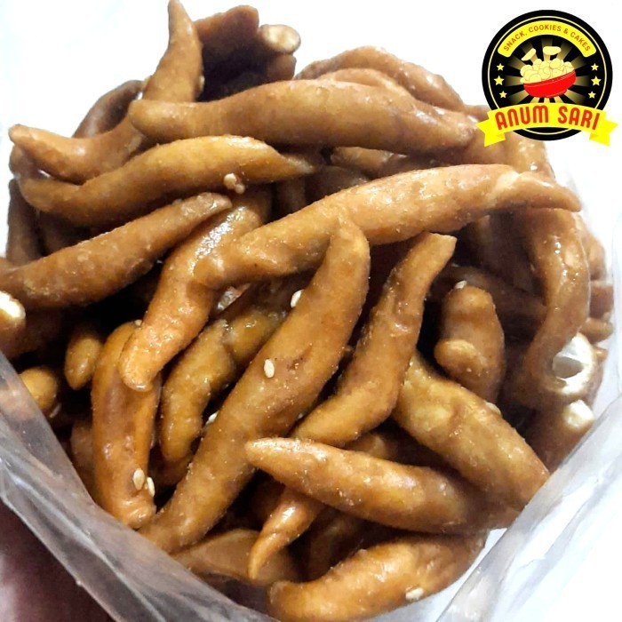 

JAJAN PASAR/ SNACK GURIH/ Telur Gabus Wijen Manis - Anum Sari - 250 Gram