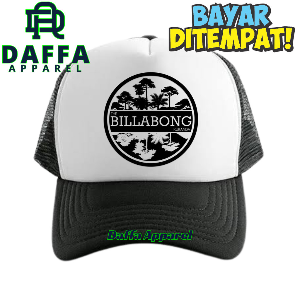 Daffa Apparel Topi Trucker BILLABONG - Topi Distro BILLABONG Logo - Topi BILLABONG Premium - Topi Pr