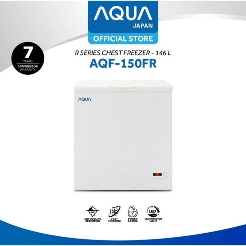 PROMO BIG SALE AQUA Chest Freezer 150 Liter Box Freezer 150L AQF-150HC 150HC