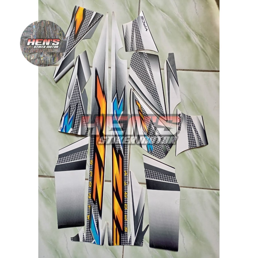 stiker lis body yamaha f1zr 2004