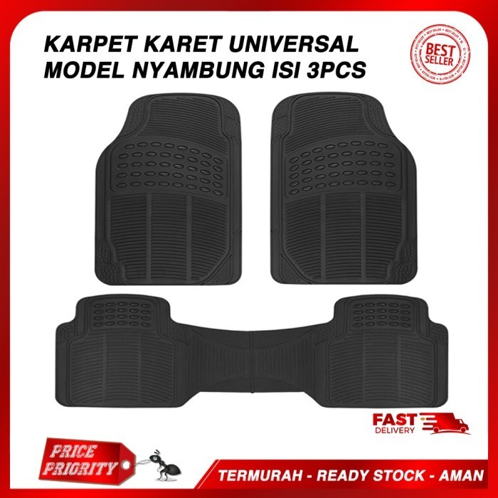 ONEWAY Karpet Mobil Karet Rubber Terios Grandmax Luxio UNIVERSAL PNP