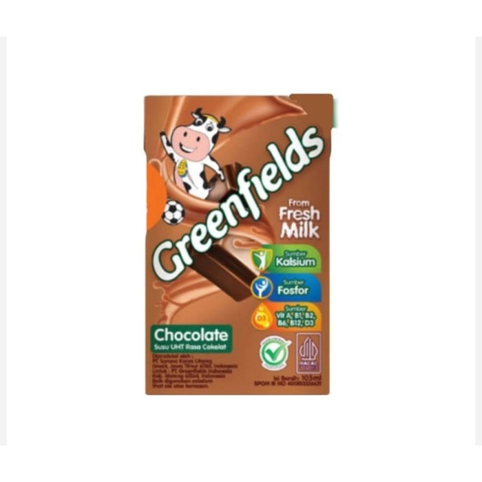 

Susu Greenfields UHT 105ml isi 40 kotak - fullcream