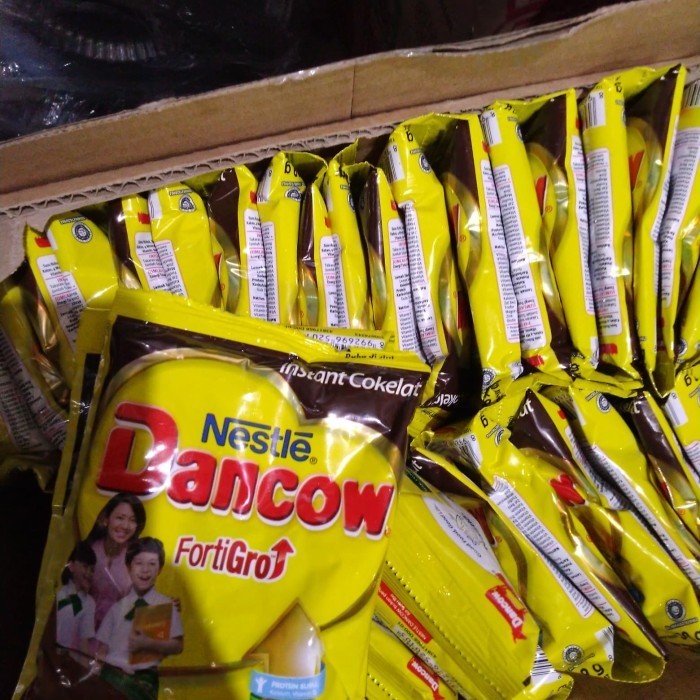 

Nestle dancow fortigrow coklat putih vanila sachet renceng - instant putih