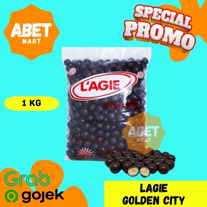 

Lagie Golden City Ball 1Kg - 1 Kg Kemasan Cokelat Biskuit Coklat Bola Chocolate Wafer Pak Dus Pcs