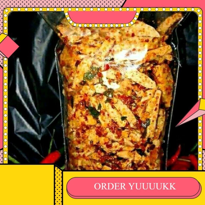 

ACEH-SNACK.OYU BASRENG PEDAS DAUN JERUK 250GR