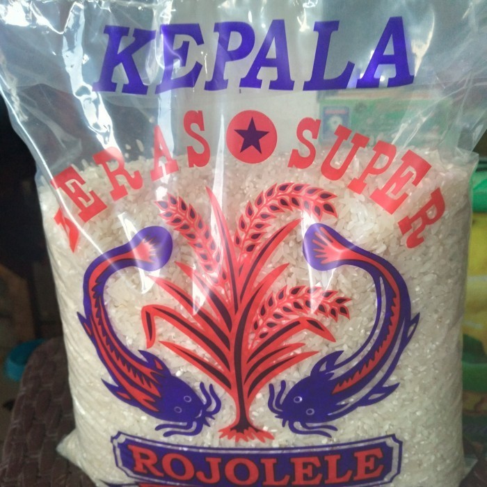 

beras 2kg beras rojolele 2kg stok ready
