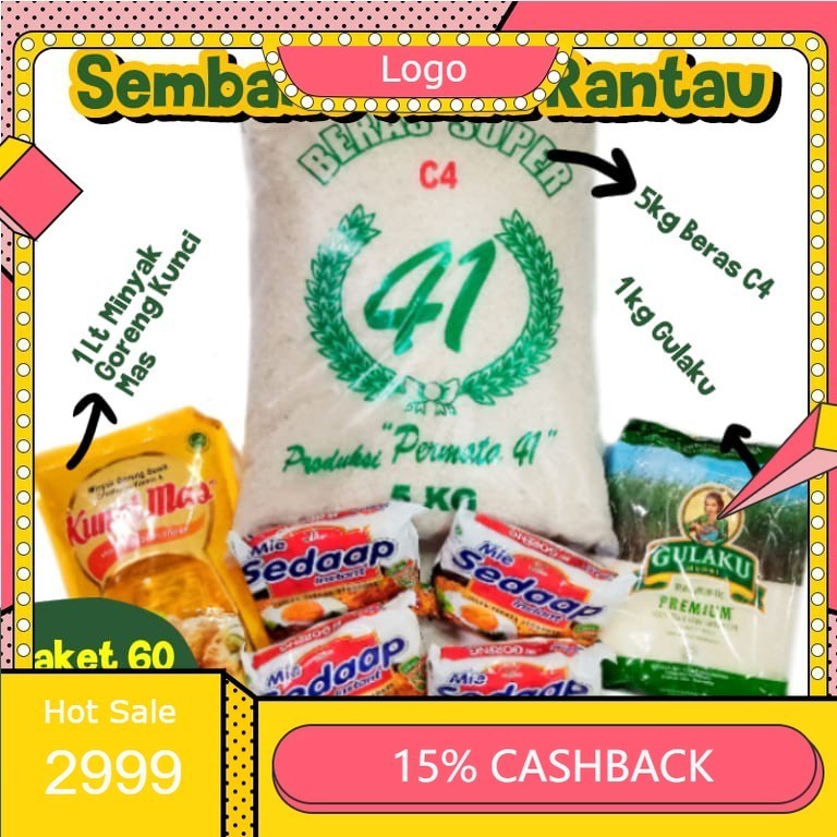 

Paket No 60 Parcel Sembako Parsel Beras Mie dan Makanan BACA EXP AMAN