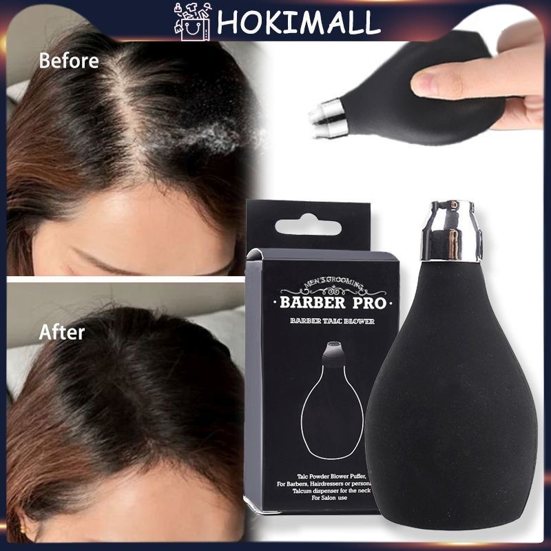 Powder Spray Bottle Bahan Silikon Tempat Bedak Botol Spray Bedak Barber Hair Powder