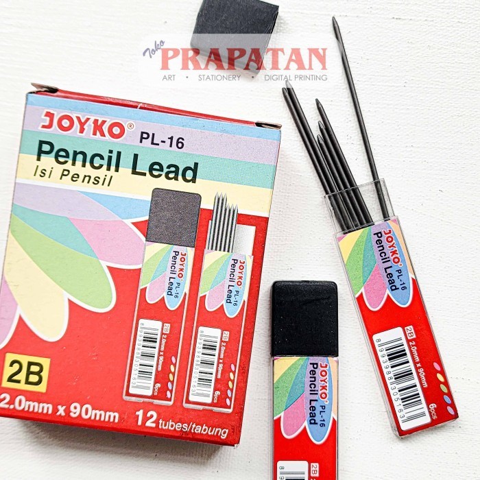 

DS99 Joyko Mechanical Pencil Lead Refill 2.00 2B | Isi Pensil Mekanik