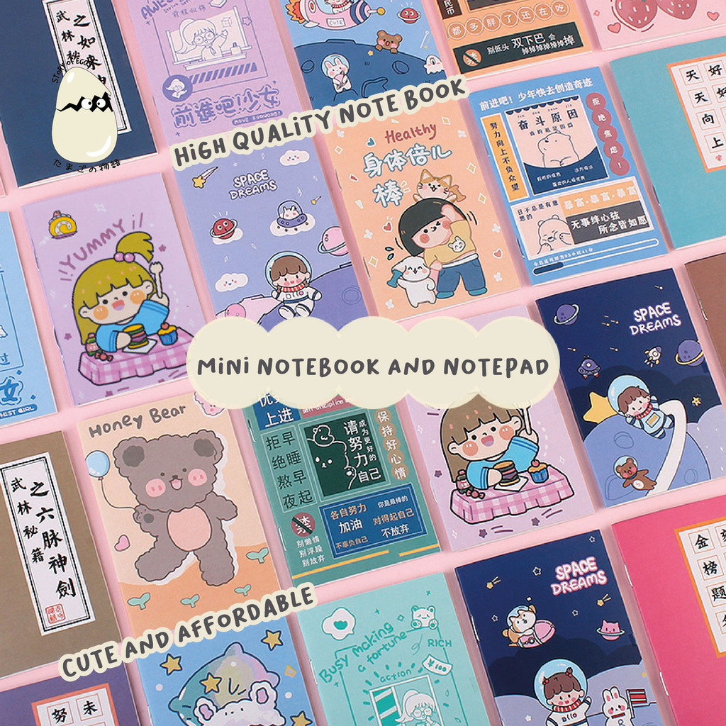 

Note Book Memo Mini Karakter Kartun Lucu / Motif Lucu Buku Catatan / Buku Catatan Mini Diary Cute