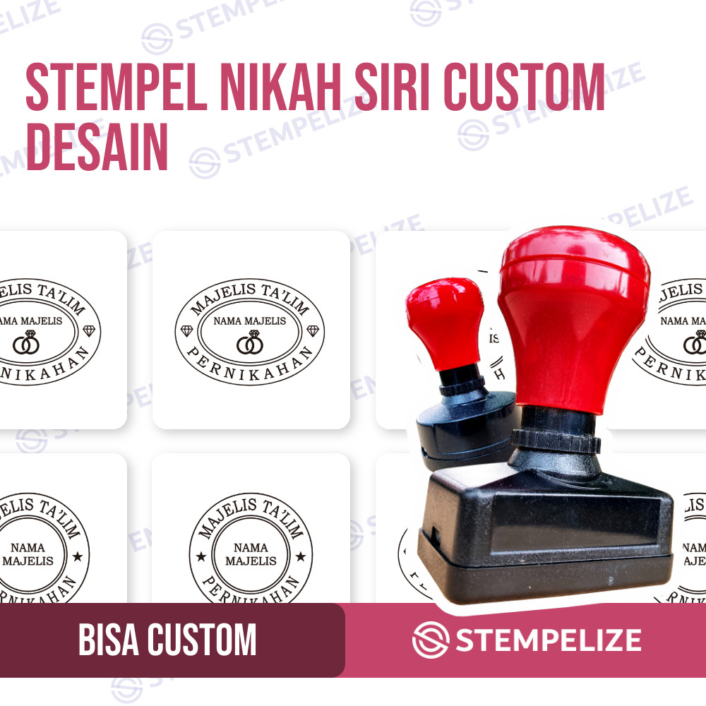 

Stempel Nikah Siri Custom Desain