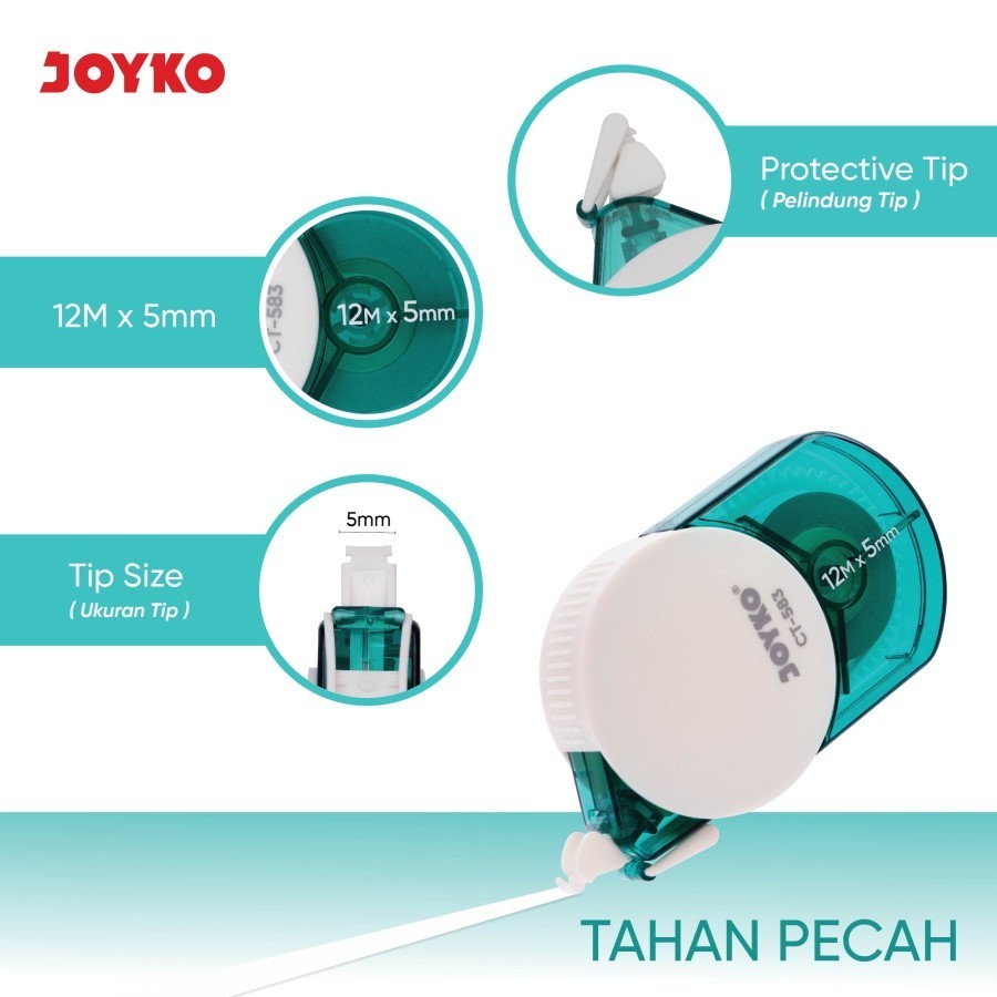 

Pita Koreksi Correction Tape Joyko CT-583 Strong