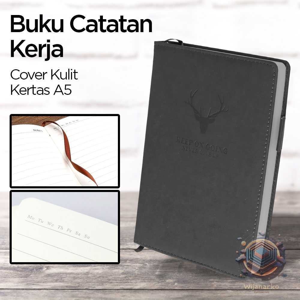 

Toddi Buku Catatan Harian Notebook Diary Cover Kulit 180 Lembar A5 - CW-5025